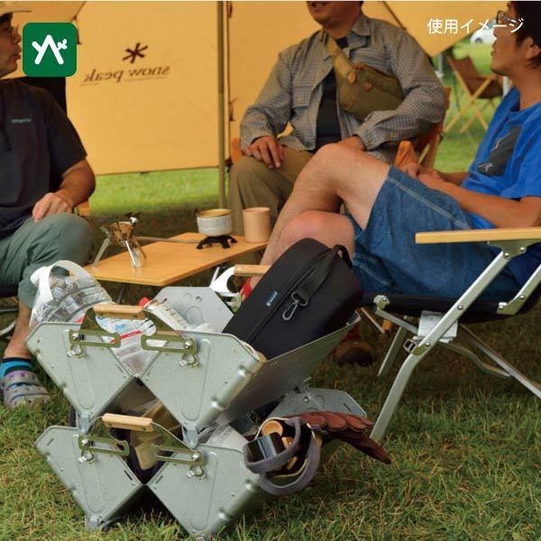 snow peak（スノーピーク） シェルフコンテナ50 2個セット 棚にもなる