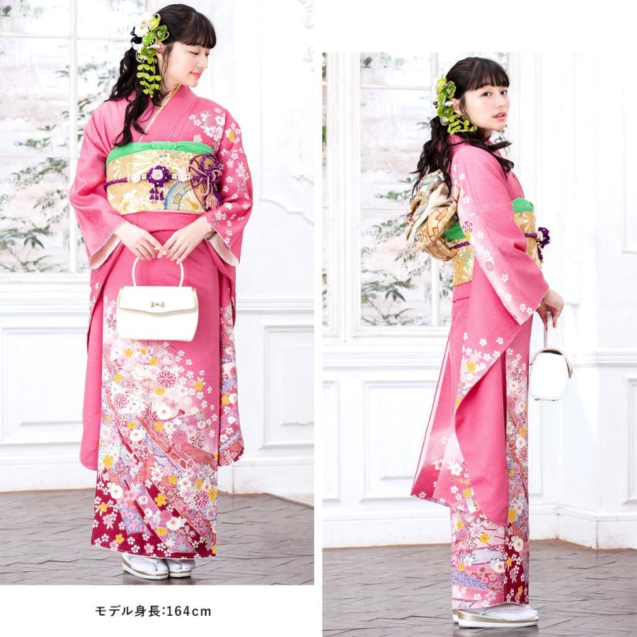 正絹総絞りお被布 巾着セット 亀甲 青海波に花丸紋模様 ベビーピンク