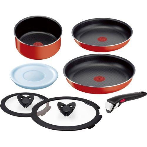 T-fal インジニオ・ネオ パプリカレッド セット7 L15190 ( 7点セット