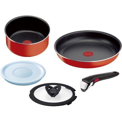 T-fal インジニオ・ネオ パプリカレッド セット5 L15191 ( 5点セット
