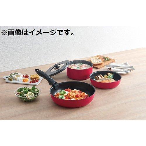 サーモス 取っ手のとれるフライパン 5点セットAB レッド KSA-5B R ( 1