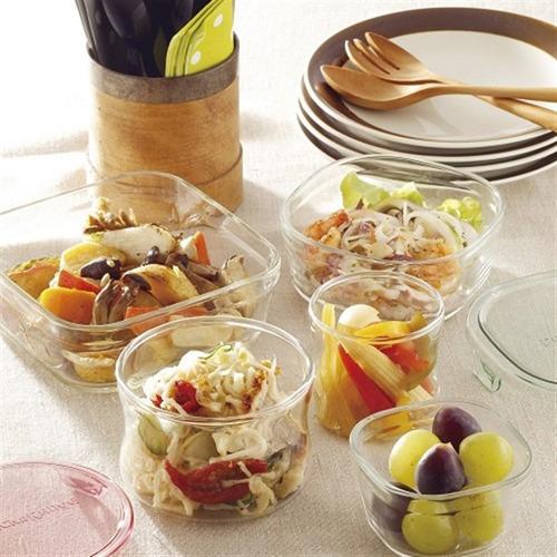 イワキ(iwaki) パック＆レンジ ピンク 長角型 500ml KC3246N-P ( 1個入