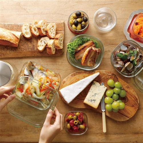 イワキ(iwaki) パック＆レンジ デラックスセット グリーン PSC-PRN11G