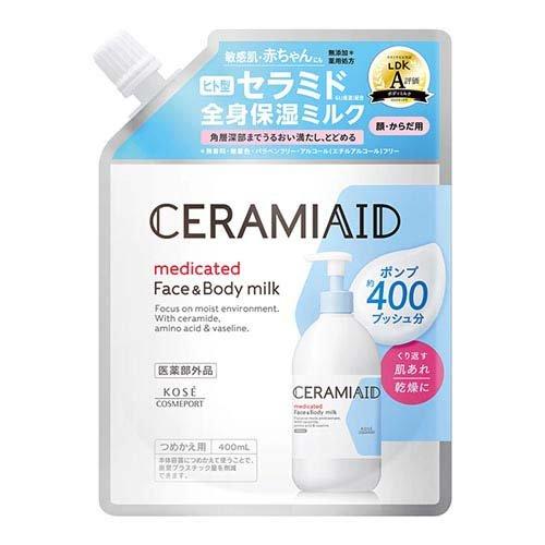 セラミエイド 薬用スキンミルク つめかえ ( 400ml )/ : 爽快ドラッグ
