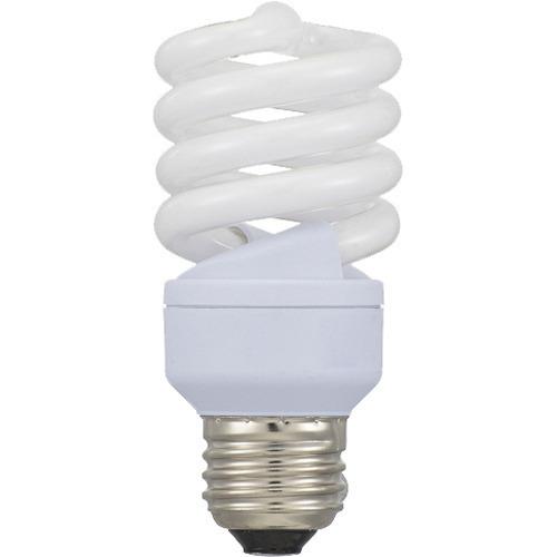 電球形蛍光灯 スパイラル形 E26 60形相当 電球色 エコデンキュウ