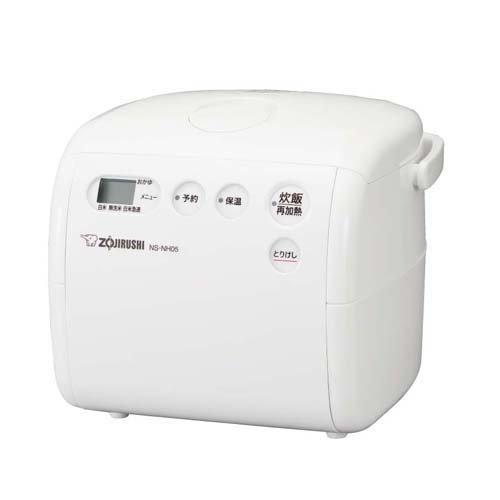 象印 小容量マイコン炊飯ジャー 極め炊き 3合炊き NS-NH05-WZ ( 1台