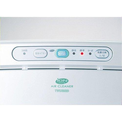 ツインバード（TWINBIRD） マイナスイオン発生空気清浄機 パール