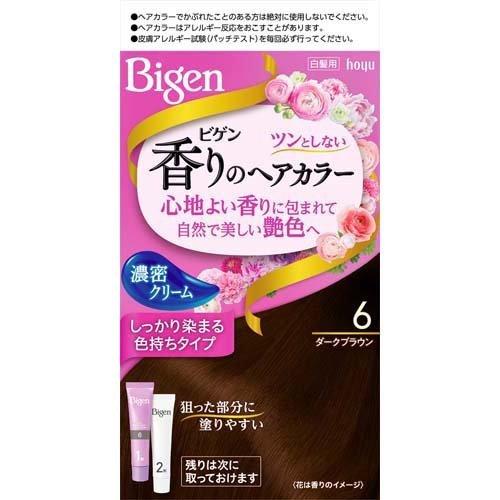 ビゲン 香りのヘアカラー クリーム 6 ダークブラウン ( 1セット