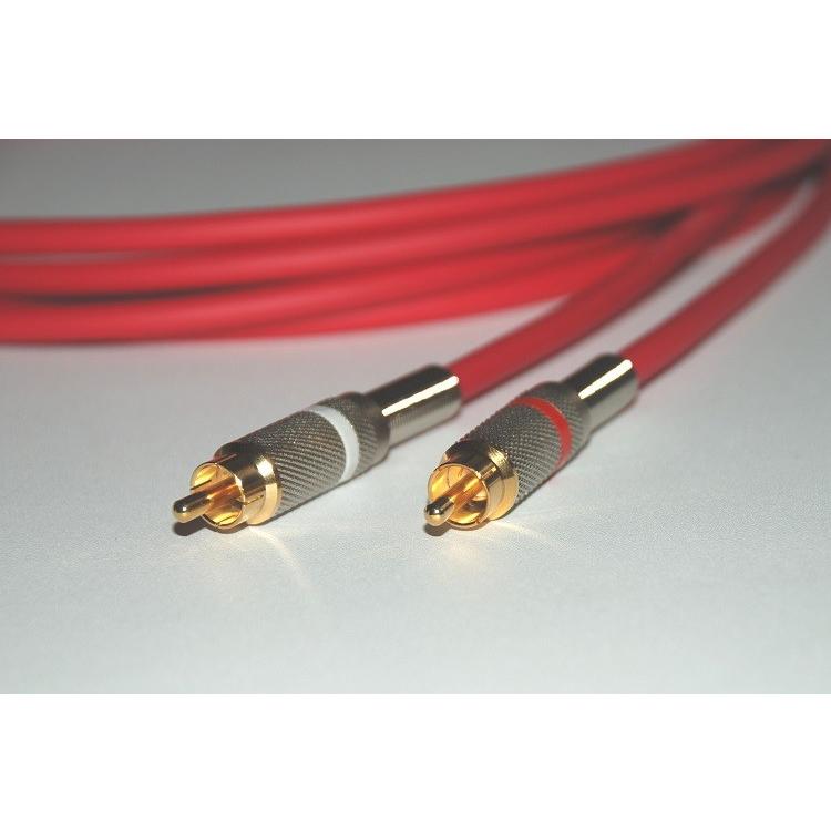 モガミ（ MOGAMI 2534 ）赤 RCAケーブル 3.0ft (92cm) 赤白ペア