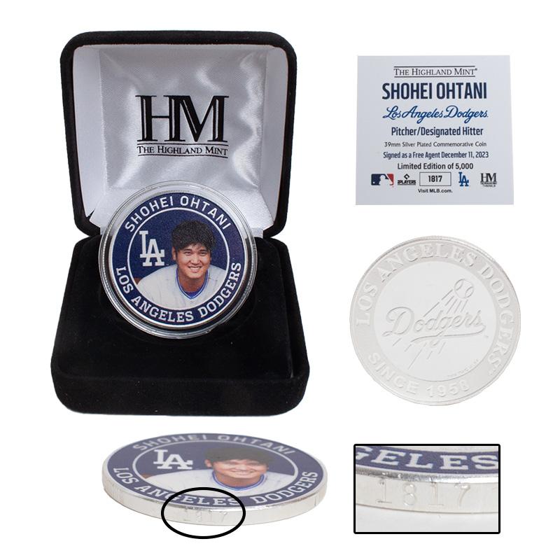 並行輸入品】記念コイン 大谷翔平 ロサンゼルス ドジャース 世界限定