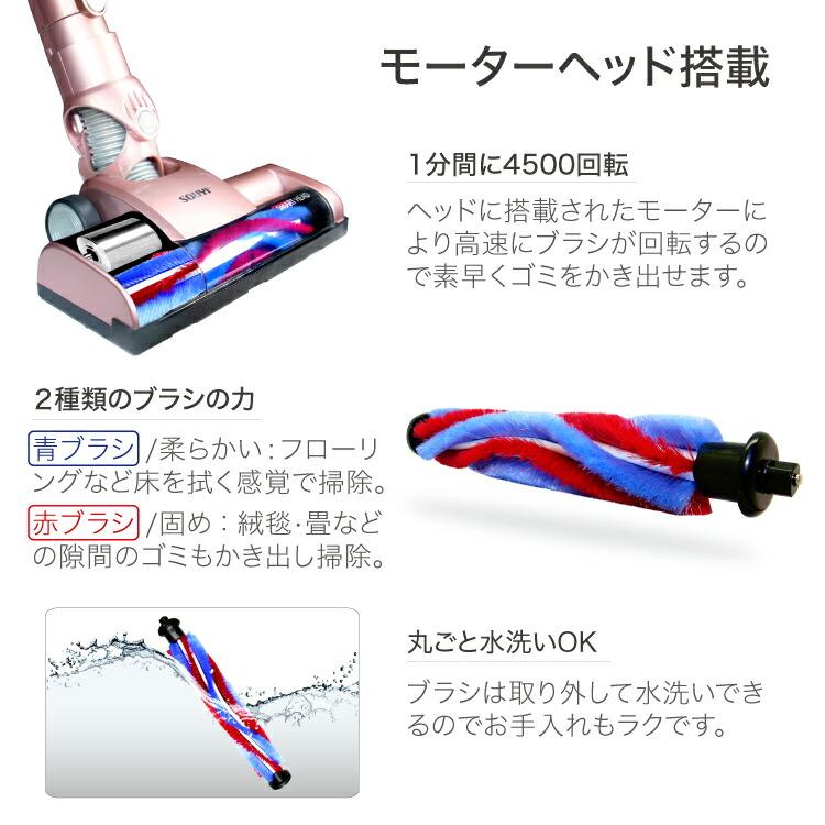 SOUYI（ソウイ） 掃除機 コードレス サイクロン 吸引力 スティック