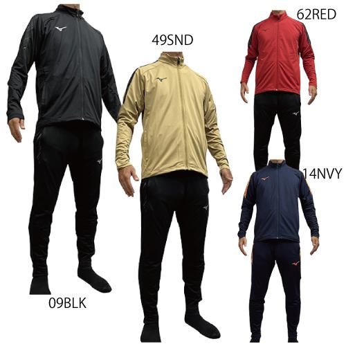 MIZUNO（ミズノ） ストレッチフリース シャツ フルジップ ＆ ロング