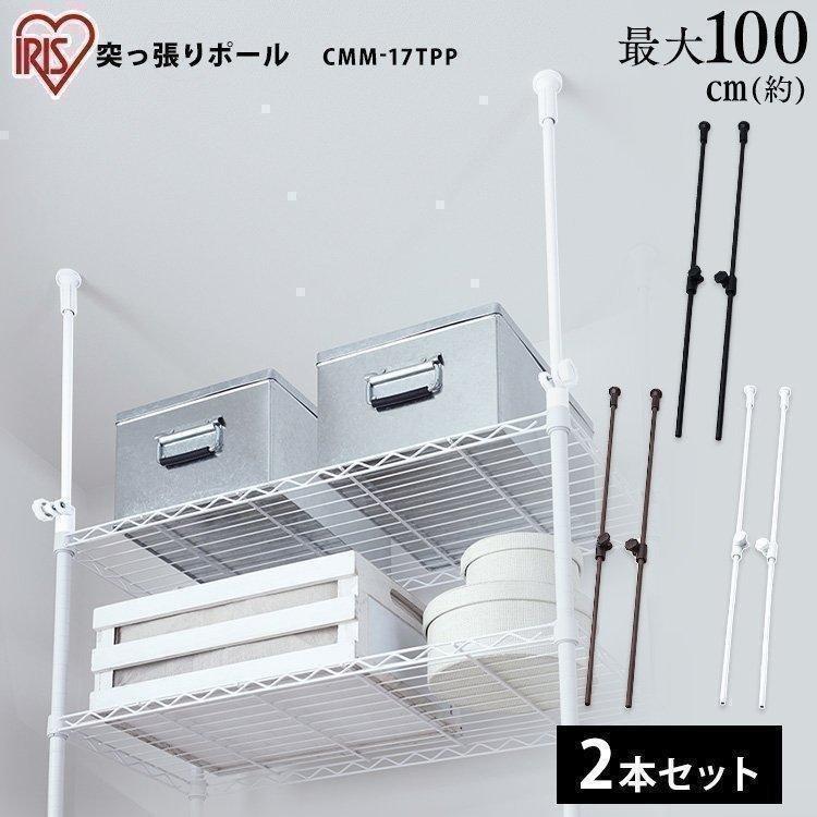 IRIS OHYAMA（アイリスオーヤマ） カラーメタルラック 突っ張りポール