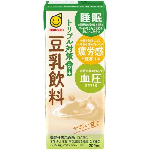 マルサンアイ トリプル対策 この一本 豆乳飲料 200ml 紙パック 24本入