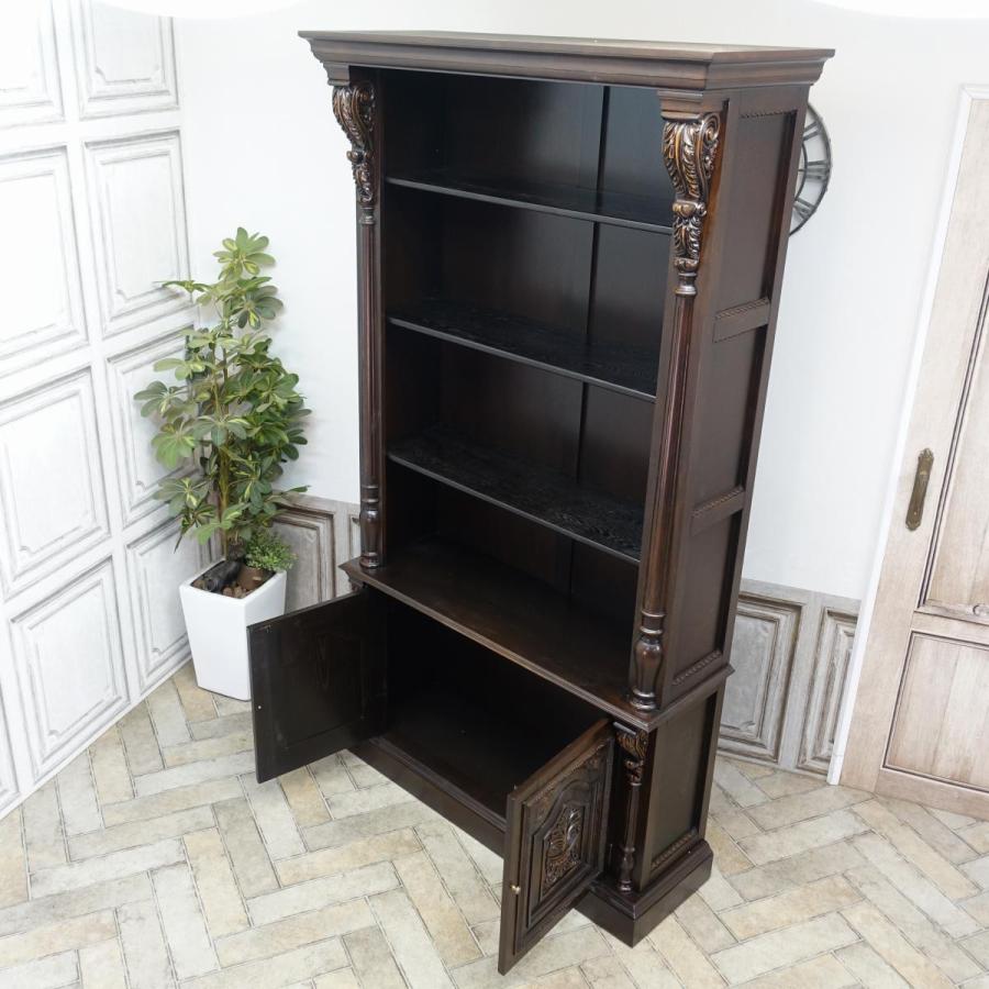 シェルフ棚 アンティーク おしゃれ ブックケース 本棚 ラック