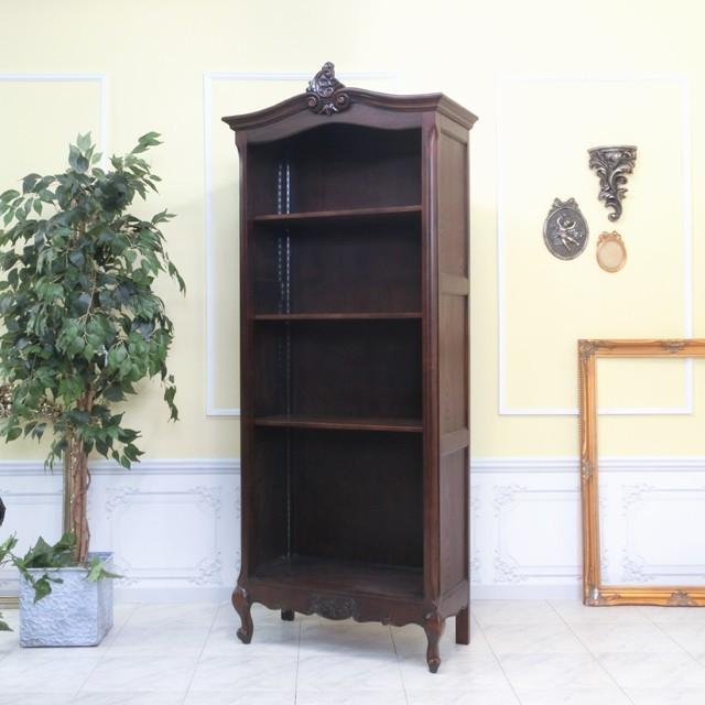アンティーク ブックケース 本棚 オープンシェルフ キャビネット