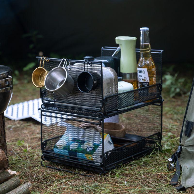 CAMPINGMOON IGTトレー 収納ボックス IGTテーブル ブリッジテーブル