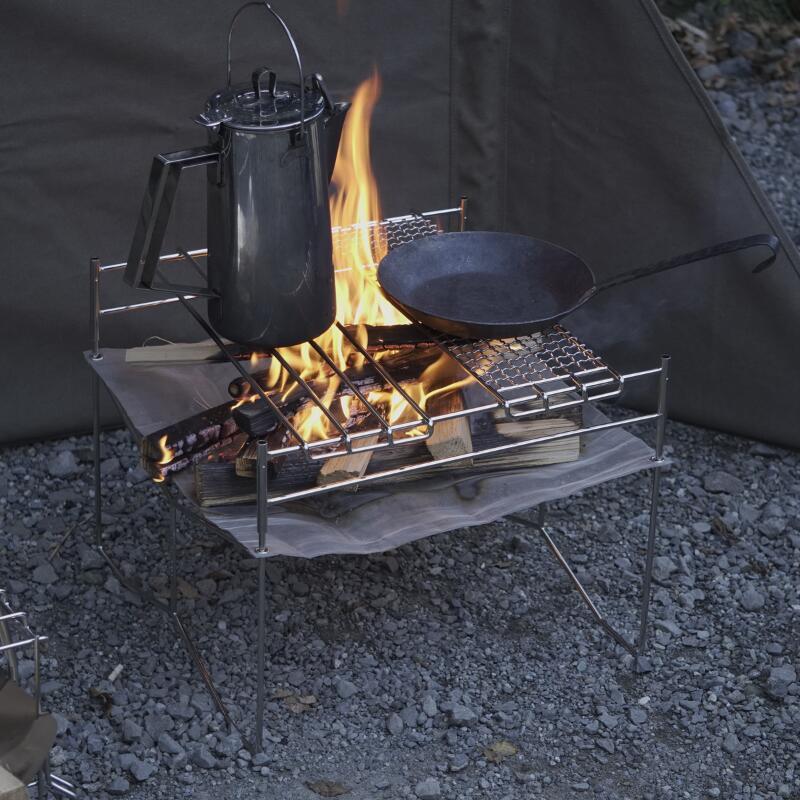 CAMPINGMOON ゴトク ロストル 網 グリル コンロ 焼き網 焚き火台用