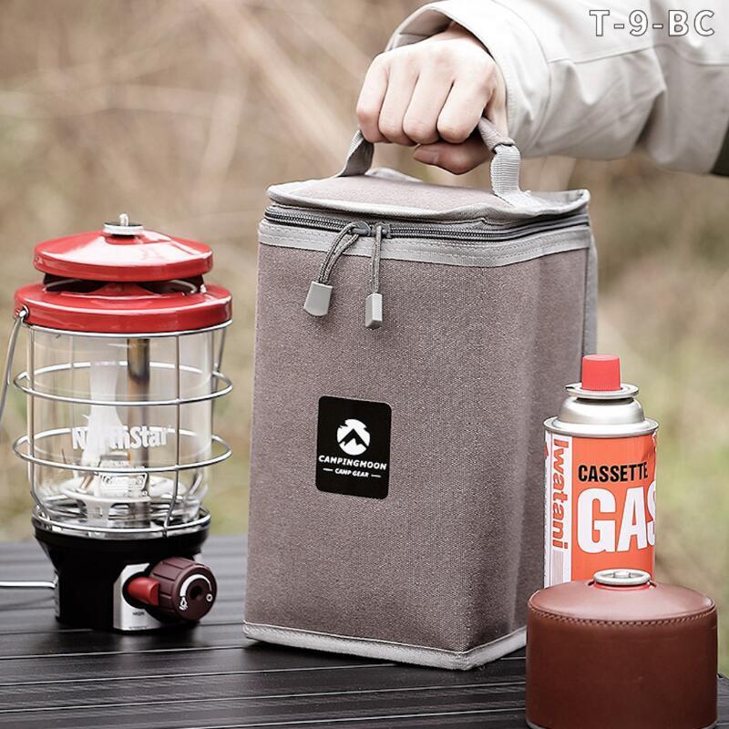 CAMPINGMOON ランタンケース 帆布 大型 ランタン 収納ケース ギア