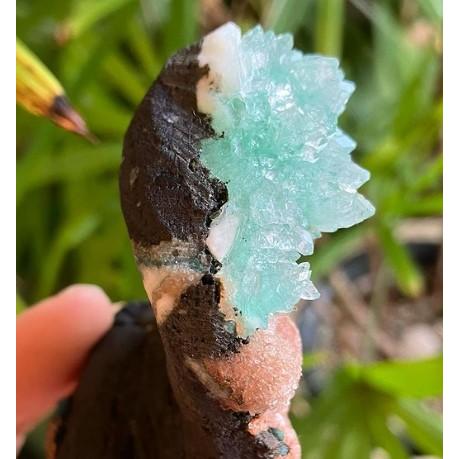 グリーンアポフィライト スティルバイト オレンジヒューランダイト