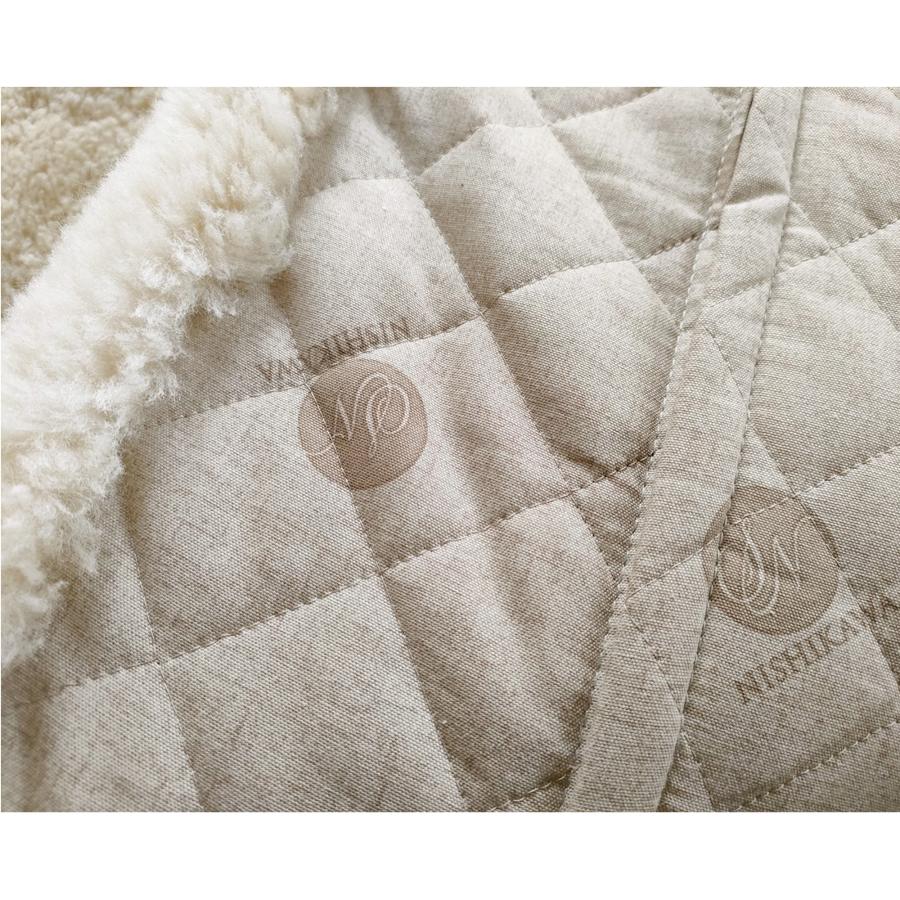 数量限定】【中古】 ニチロ 西川 ムートンシーツ TN80 敷きパッド