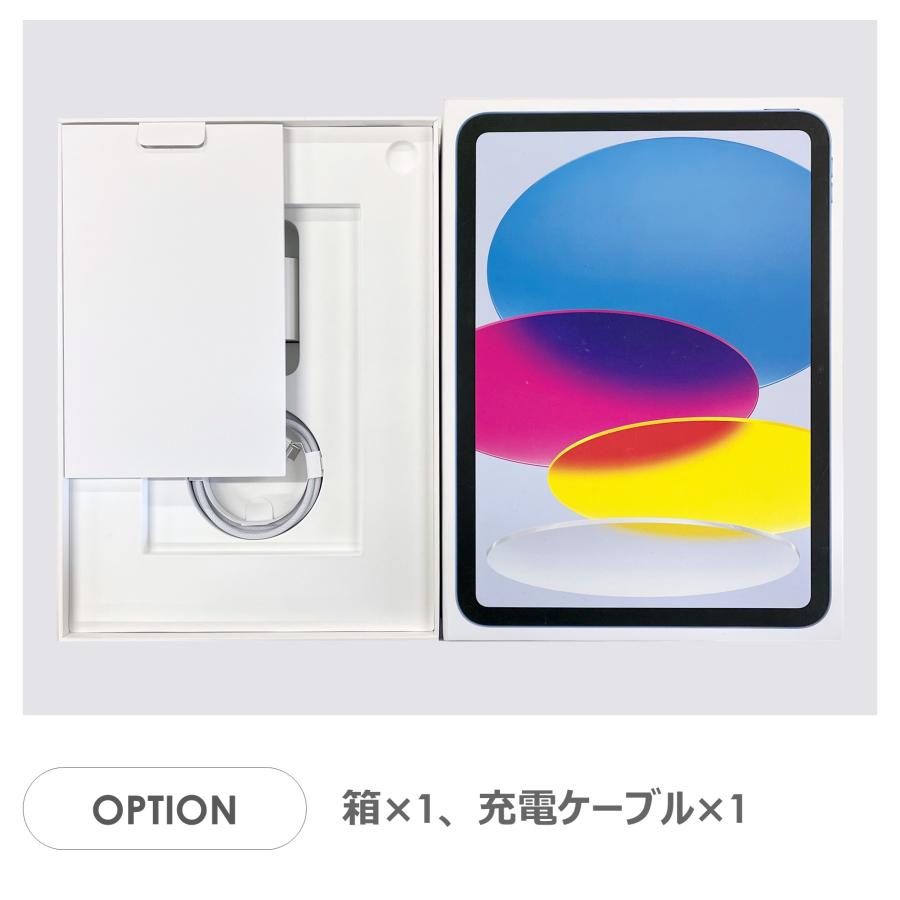 iPad 【Dランク】iPad 第10世代 ブルー 64GB Wi-Fiモデル 箱