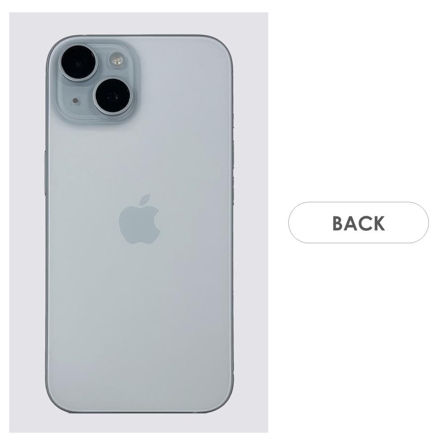 iPhone 15 【Bランク】iPhone15 ブルー 128GB SIMフリー 箱・ケーブル