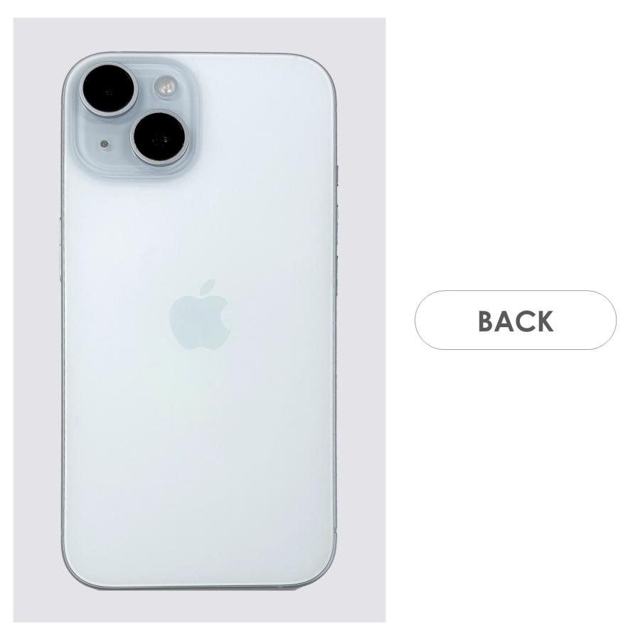 iPhone 15 【Bランク】iPhone15 ブルー 128GB SIMフリー 箱付き 中古