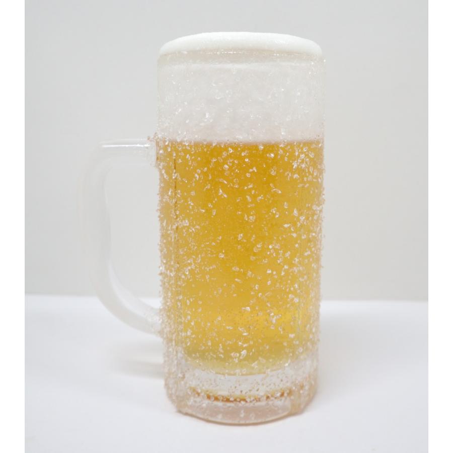 食品サンプル ひんやり凍結ジョッキビール 生中 インテリア