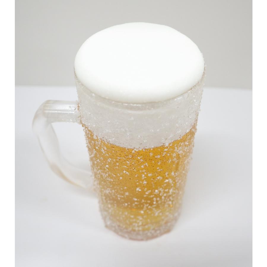 食品サンプル ひんやり凍結ジョッキビール 生中 インテリア