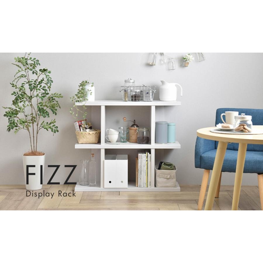 オープンラック 飾り棚 ディスプレイ ラック 3段 本棚 シェルフ 棚