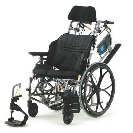 日進医療器 座王X NA-XF7 ティルト車椅子 自走式 チルト ノーパンク