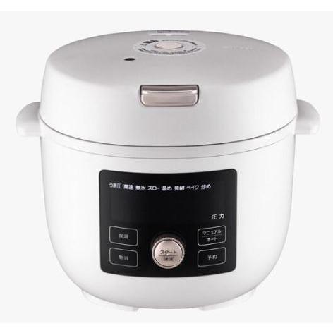 タイガー（TIGER） 電気圧力鍋 2.2L マットホワイト COK-B220-WM 最大