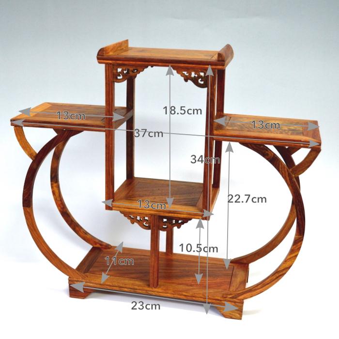 珍品棚 飾り棚 小棚 木製 シェルフ 収納ラック 茶器 花器 オブジェ