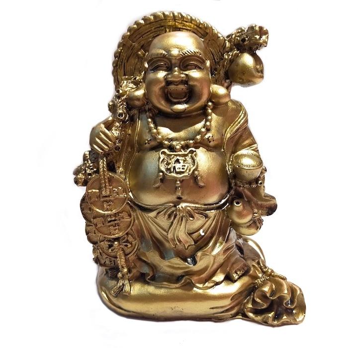 布袋尊 布袋さん 七福神 s21029-4 置き物 財運 金運 開運 商売繁盛