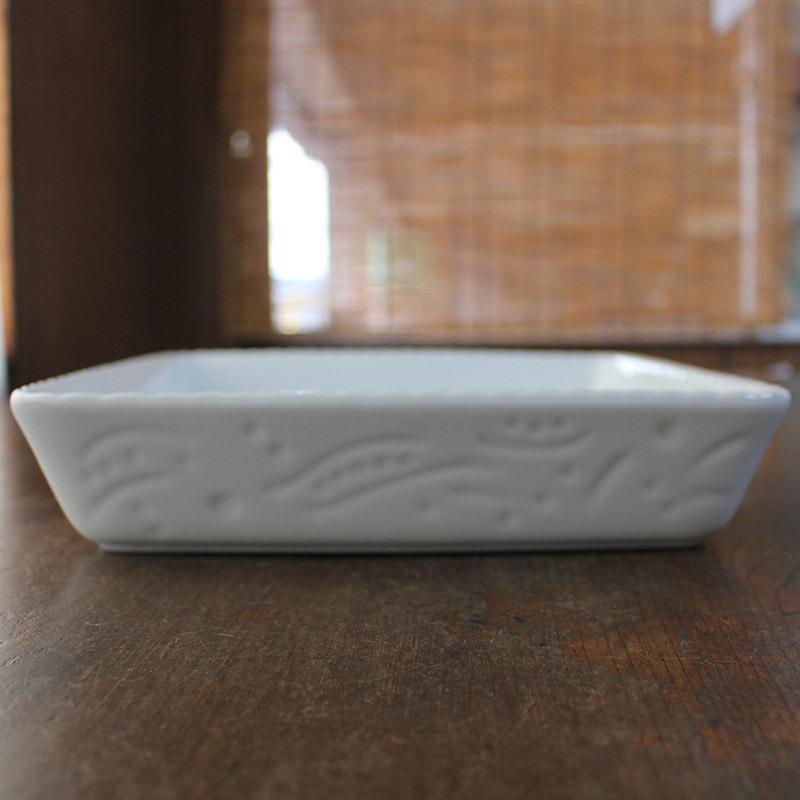 皿 24cm プレート 食器 トレイ トレー バット 角皿 四角いお皿 白い