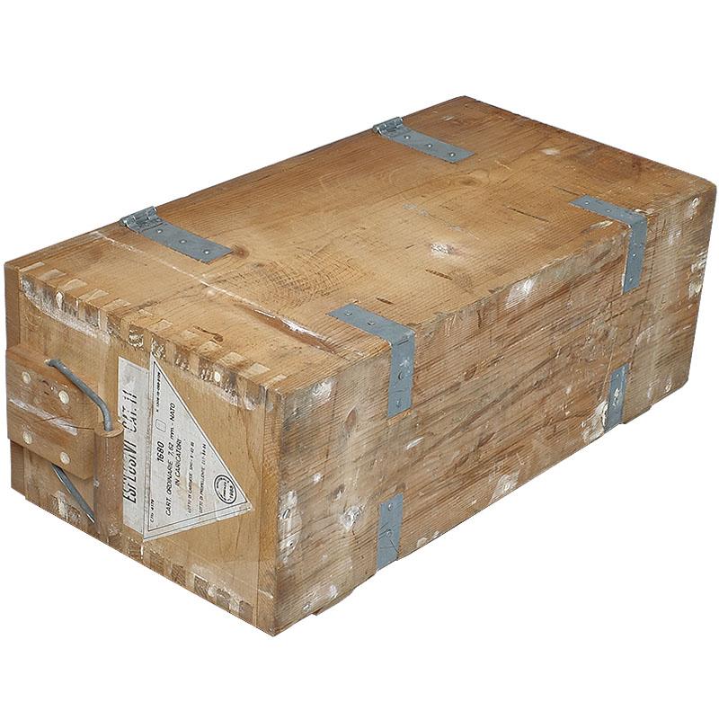 イタリア軍 アムニッション ウッドボックス 7.62mm USED BX204UN