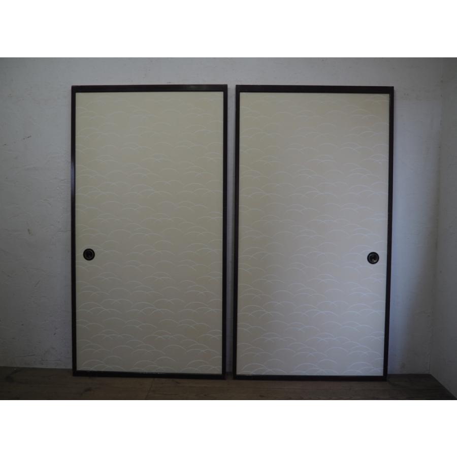 タV239◇多数出品中◇【H181cm×W96,5cm】×2枚◇老舗旅館の大きな片面襖