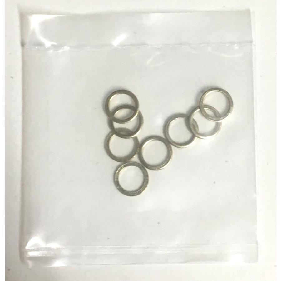 アクスルワッシャー 金（シャンパンゴールド） 8枚セット ブランク品