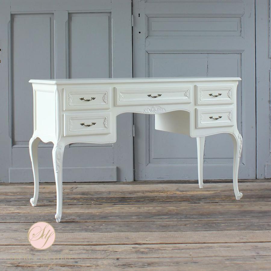 デスク 机 アンティーク 猫脚 英国 姫系 ロココ調 エレガント ゴシック