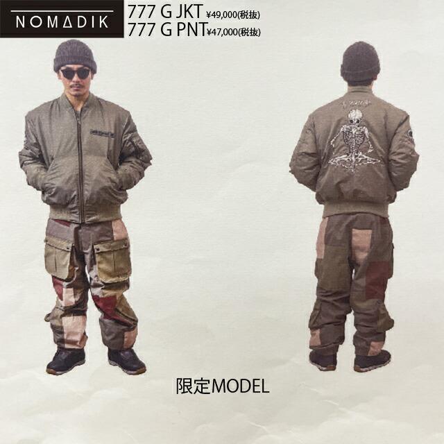 23-24☆NOMADIK【ノマディック】ウェア 777 G SNOW WEAR PNT カラー