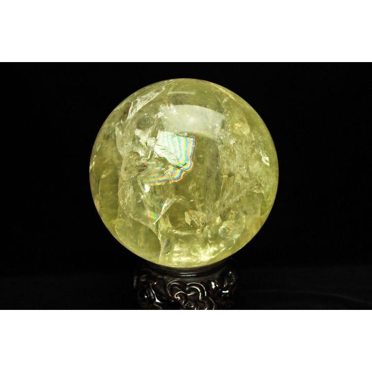 シトリン水晶玉 丸玉 200mm 10.1Kg S37-77 : 誠安天然石専門店 - 通販