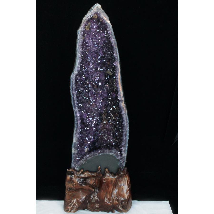 33.6Kg アメジストドーム ブラジル産 カルサイト共生同梱不可 ☆ご予約