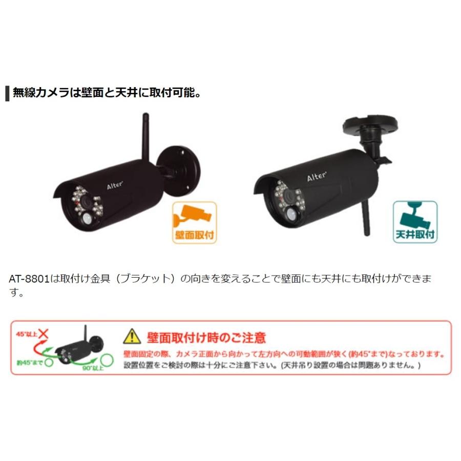 キャロットシステムズ オルタプラス ハイビジョン無線カメラ モニター