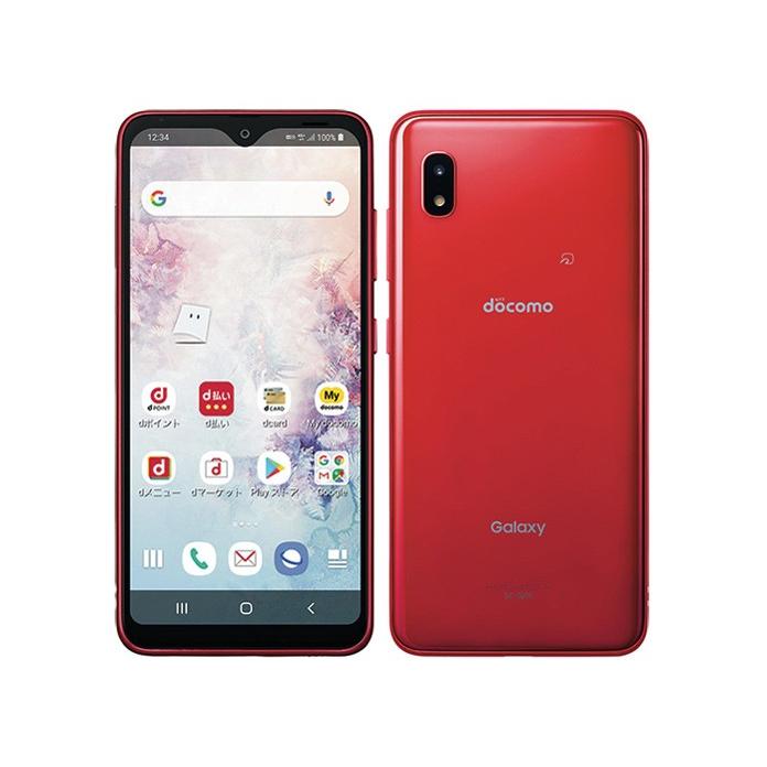 Galaxy セイモバイル☆SIMフリーdocomo A20 SC-02M 赤 新品未使用品