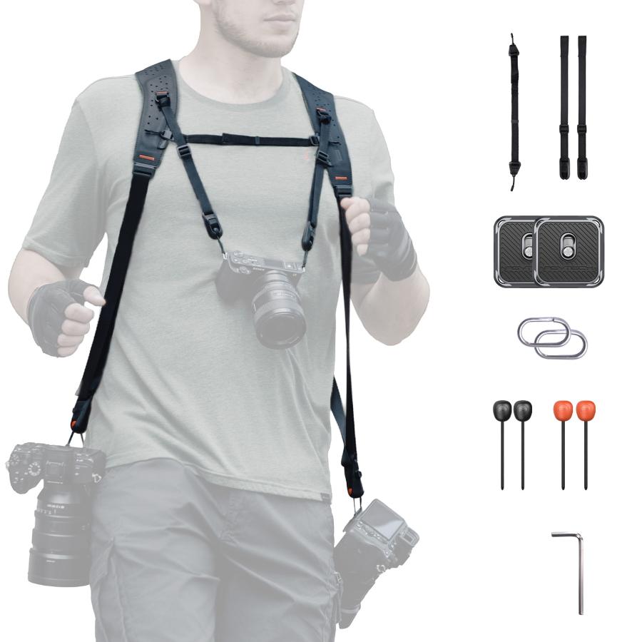 PGYTECH カメラストラップ マスター (ミッドナイトブラック)【ピージー