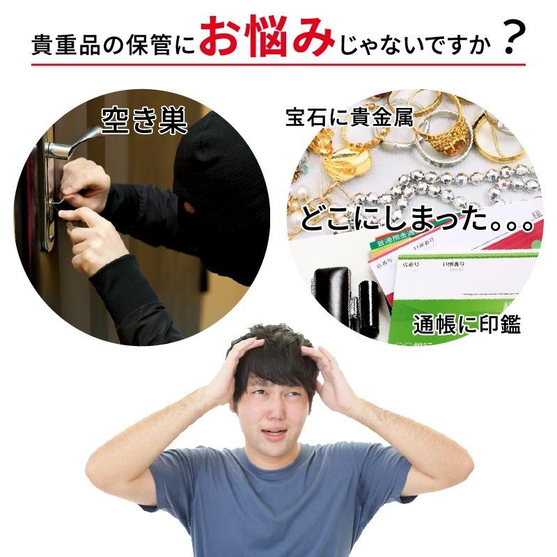 金庫 家庭用 小型 容量36L おしゃれ 45×38×33cm 鍵付き 指紋認証