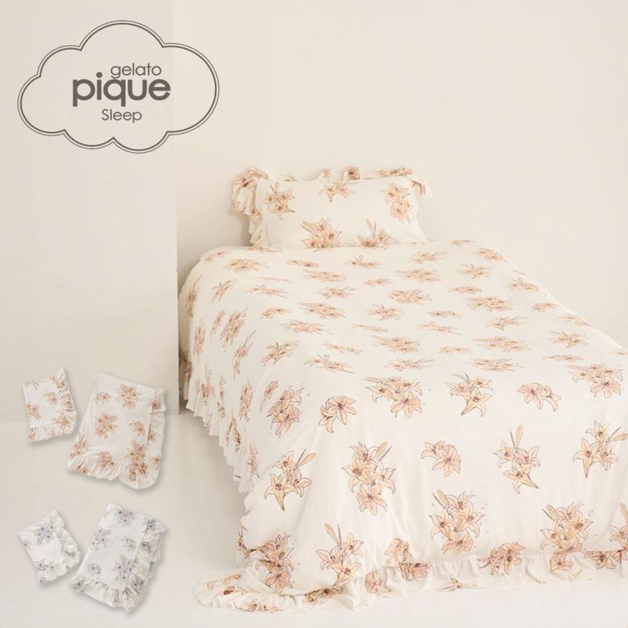 gelato pique（ジェラートピケ） SALE30%OFF MUCHA Sleep リリー柄 2点
