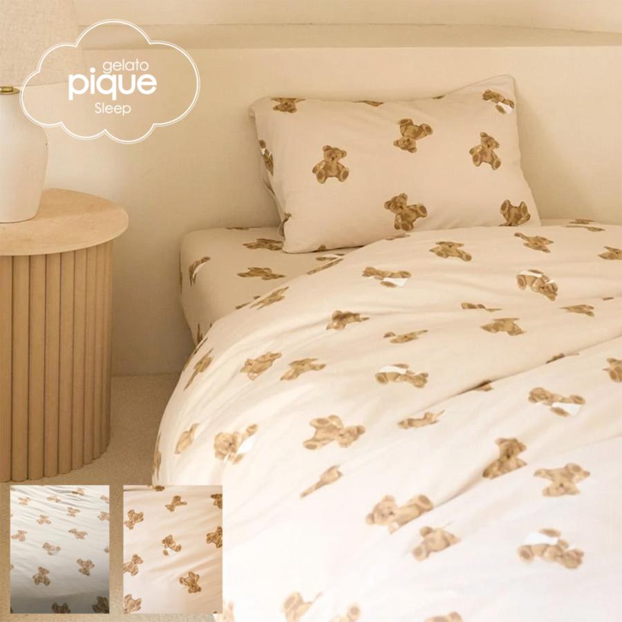 gelato pique（ジェラートピケ） ベア柄3点セット (シングル