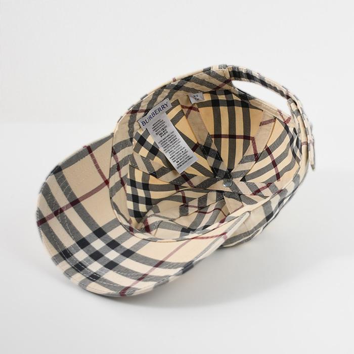 BURBERRY（バーバリー） 帽子 キャップ 8073370 チェック コットン